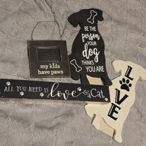 🔴2 For $10 🐶Dog And Cat Decor Bundle🐶